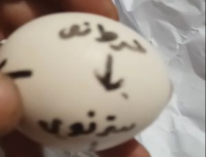 Diduga Santet, Panwascam Batuputih Dapat Kiriman Telur Bertuliskan Arab Gundul