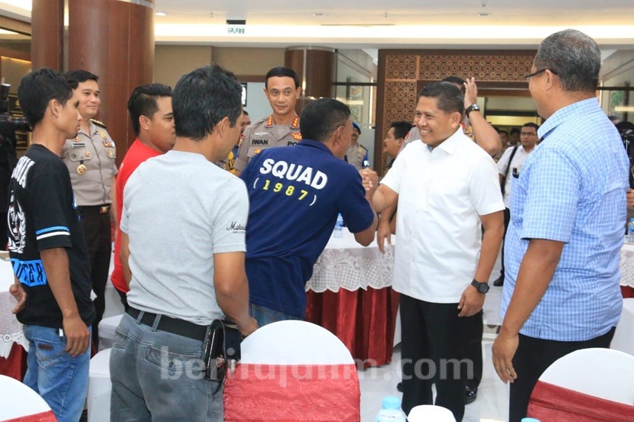 Audensi dengan Kapolda, Aremania Ikrar Sukseskan Final Piala Presiden