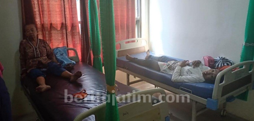 Bus Sugeng Rahayu Kecelakaan Lagi di Widodaren Ngawi