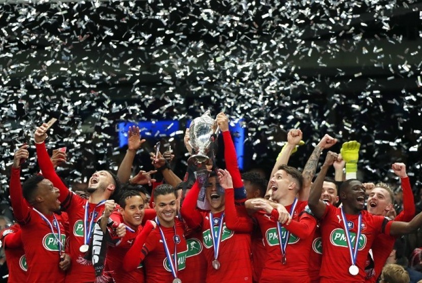 Tumbangkan PSG, Rennes Juara Piala Perancis