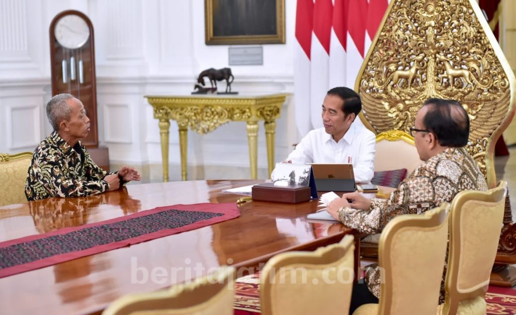 Presiden Jokowi Bertemu Pedagang Korban Penjarahan 22 Mei