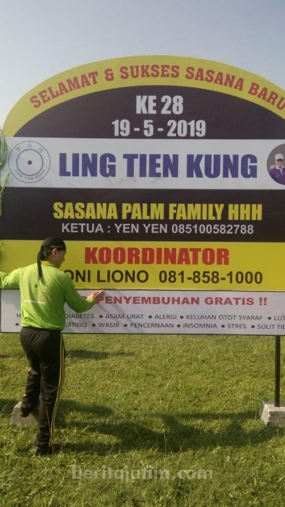 Antusiasme Peserta Dalam Peresmian Sasana Palm Family HHH