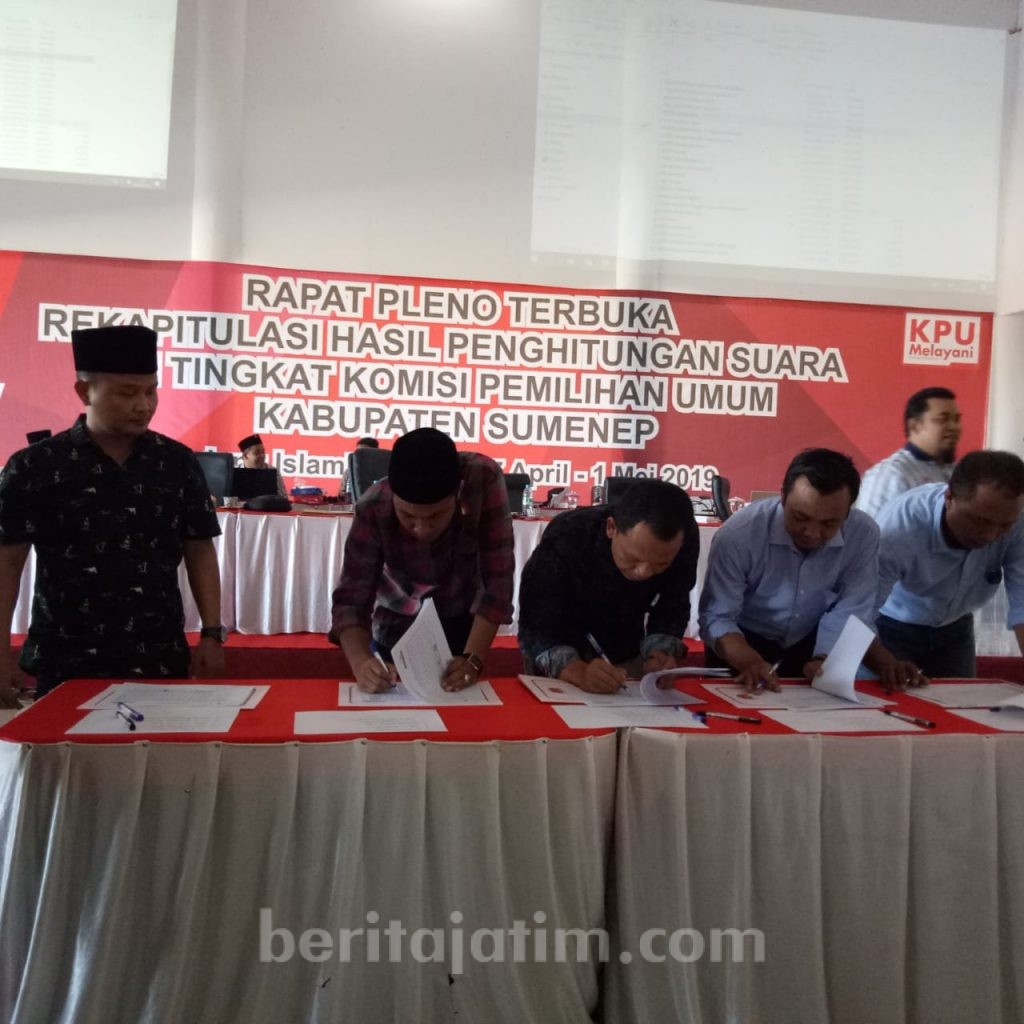 Hasil Rekapitulasi Manual KPU, Prabowo – Sandi ‘Kuasai’ Sumenep