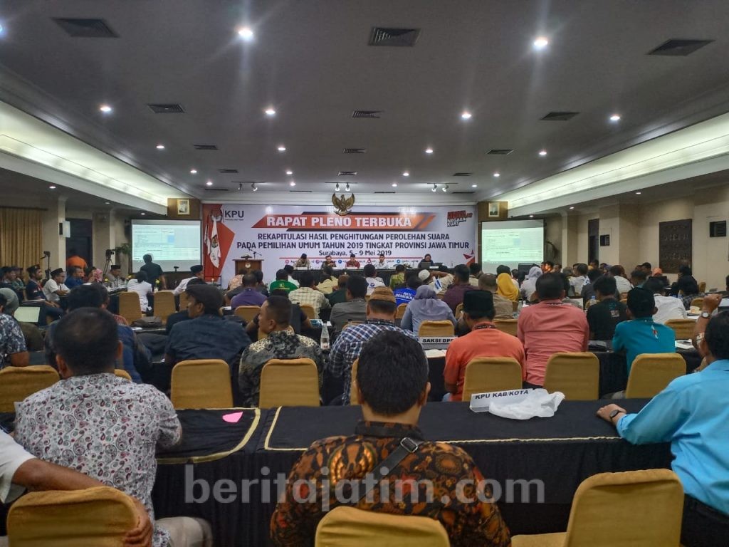 Sementara, Jokowi Menang 28 Daerah, Prabowo 3 Daerah di Jatim