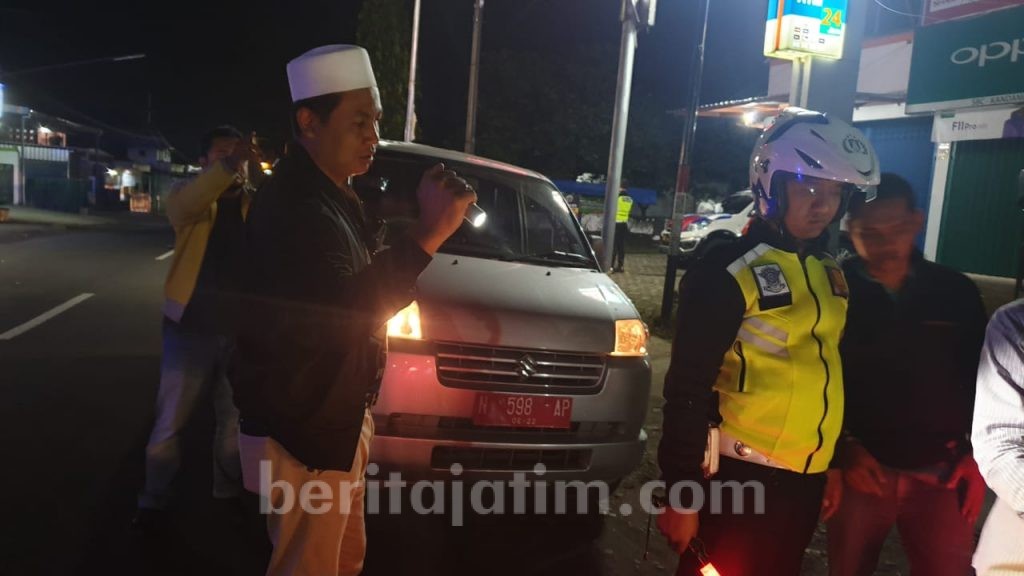 Antisipasi Gerakan People Power, Polres Kediri Razia Perbatasan