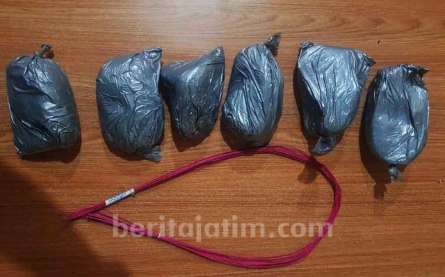 Polres Kediri Amankan 4 Kg Bubuk Petasan