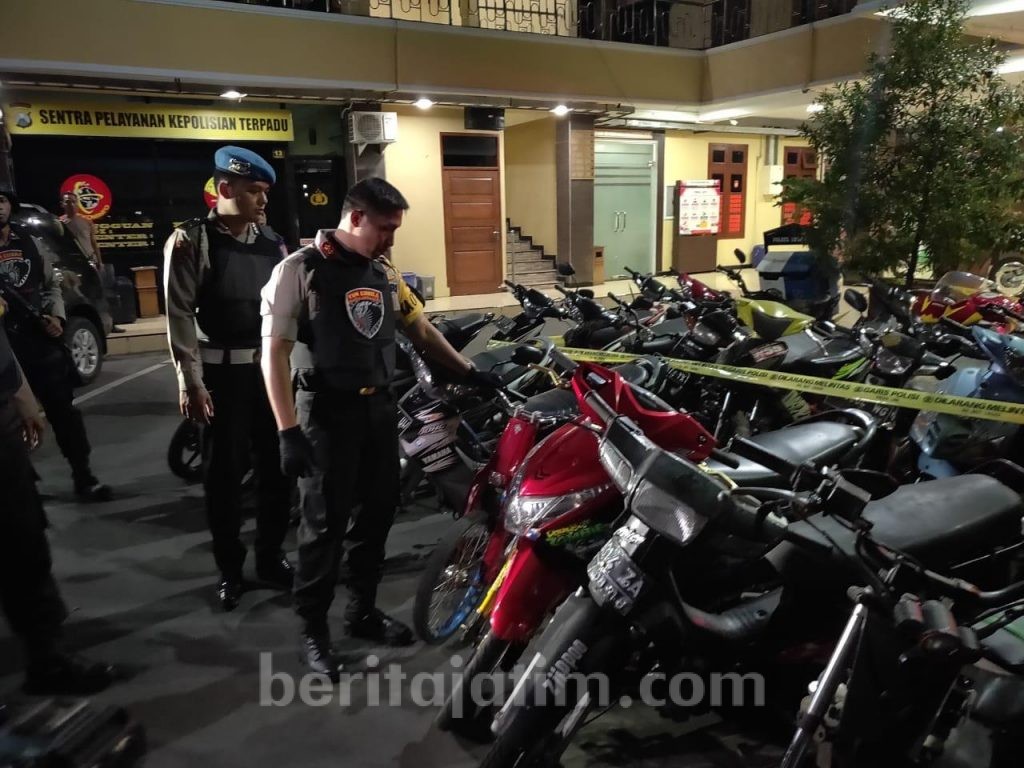 Patroli, Tim Cobra Amankan 9 Motor Bodong