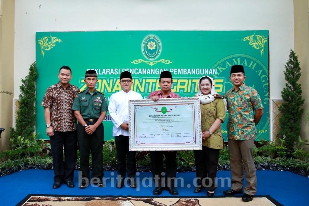 Pengadilan Agama Banyuwangi Deklarasi Bebas Korupsi