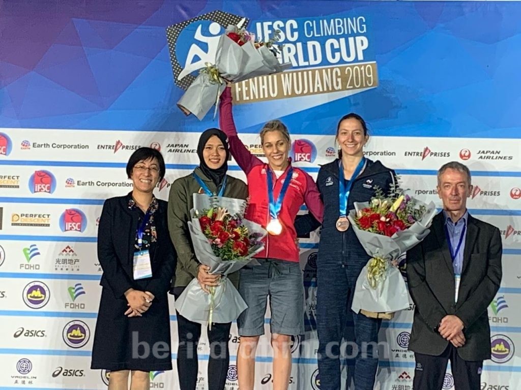 Aries si Spiderwoman Juara 2 Dunia di Wujiang China