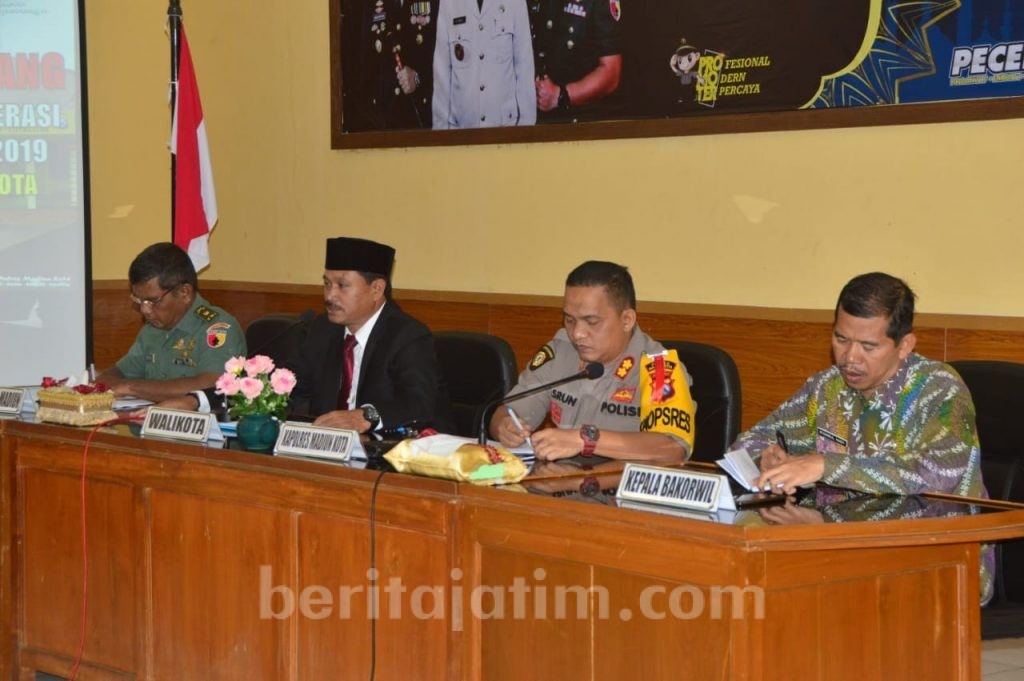 Polres Madiun Kota Rakor Operasi Ketupat Semeru 2019