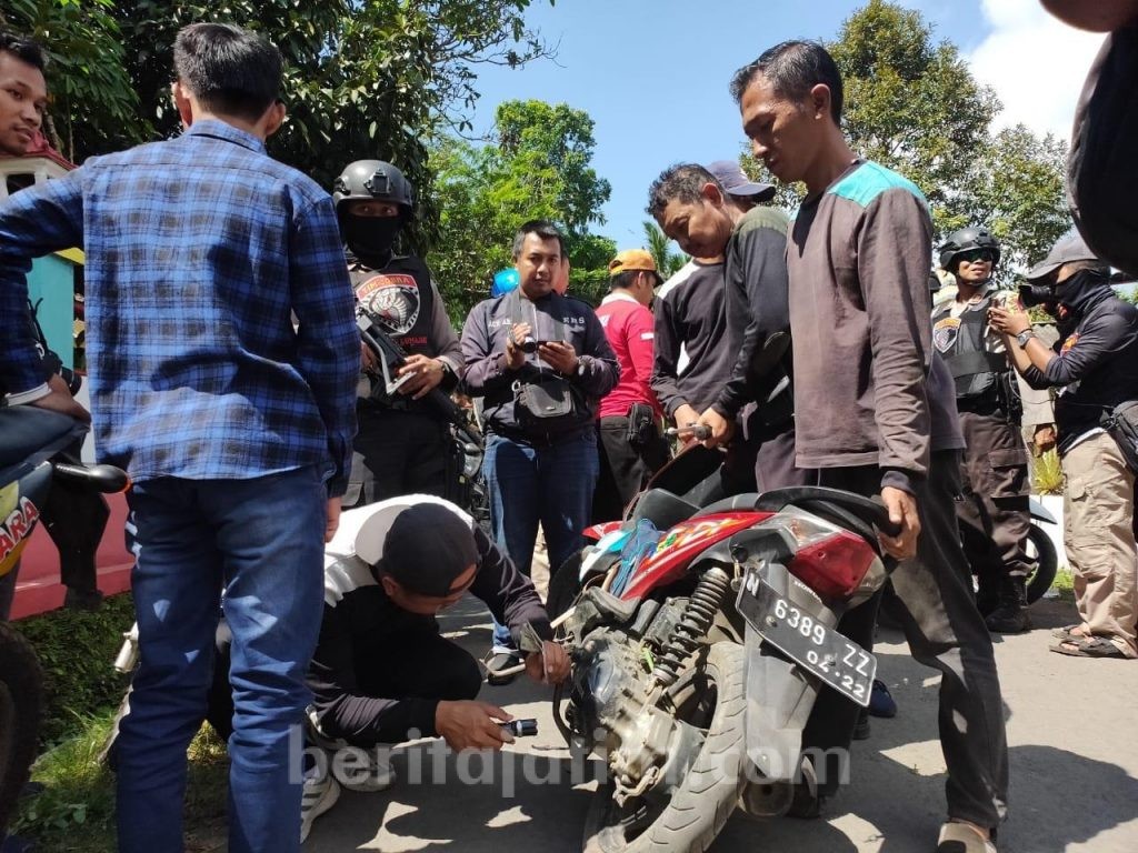 Tim Cobra Polres Lumajang Mau Ditabrak Remaja saat Razia Curanmor