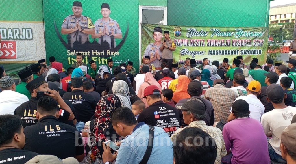 ILS, Bonek dan Deltamania Buka Puasa Bareng Kapolresta Sidoarjo