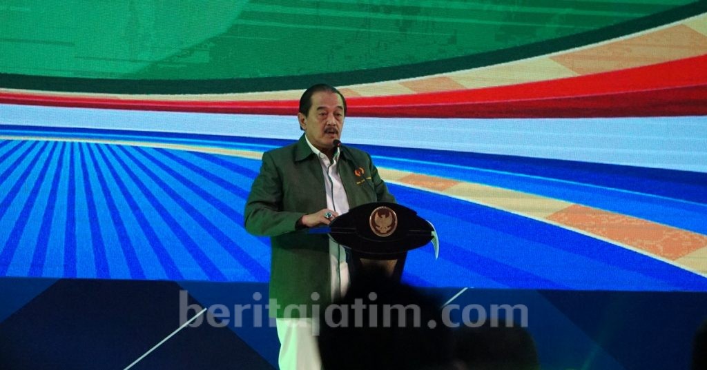 Tiga Srikandi Jawa Timur Kirab Obor Poprov VI 2019