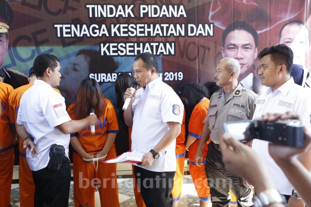 Polda Jatim Bongkar Sindikat Pengguguran Janin
