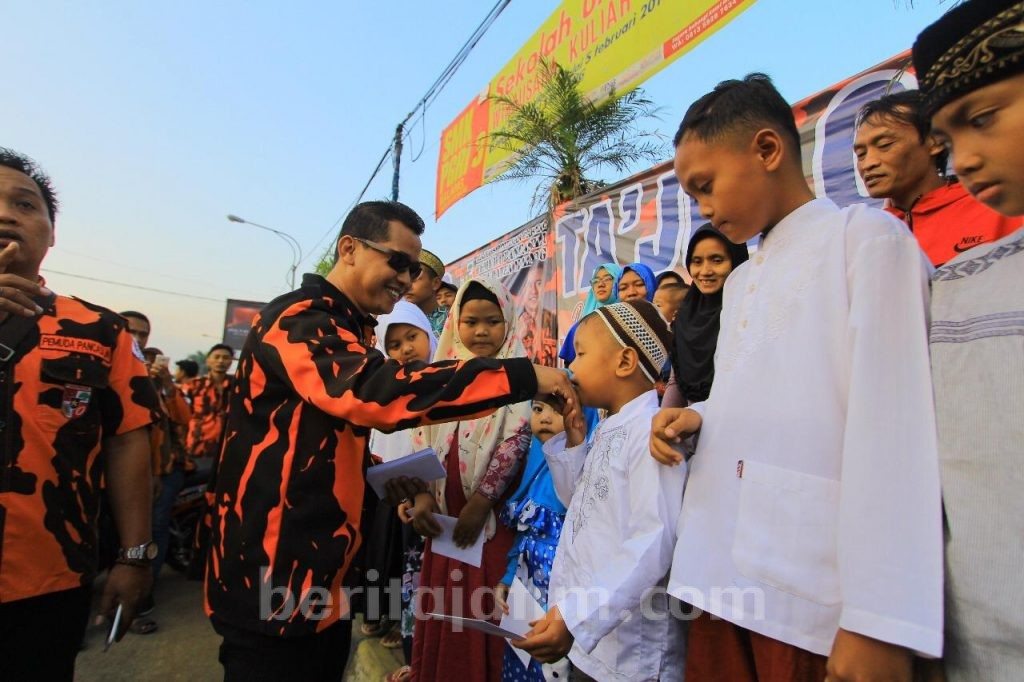 Santuni Ratusan Yatim-Piatu, Ini Pesan PP Kabupaten Malang di Hari Lahir Pancasila