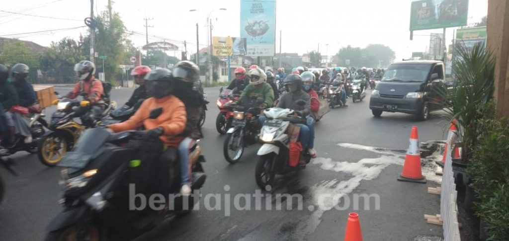 H-2 Lebaran, By Pass Mojokerto Terpantau Normal