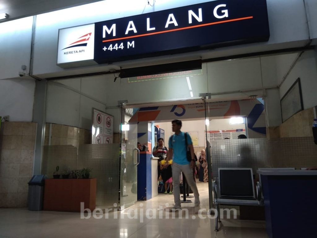 Arus Balik di Stasiun Malang Masih Sepi
