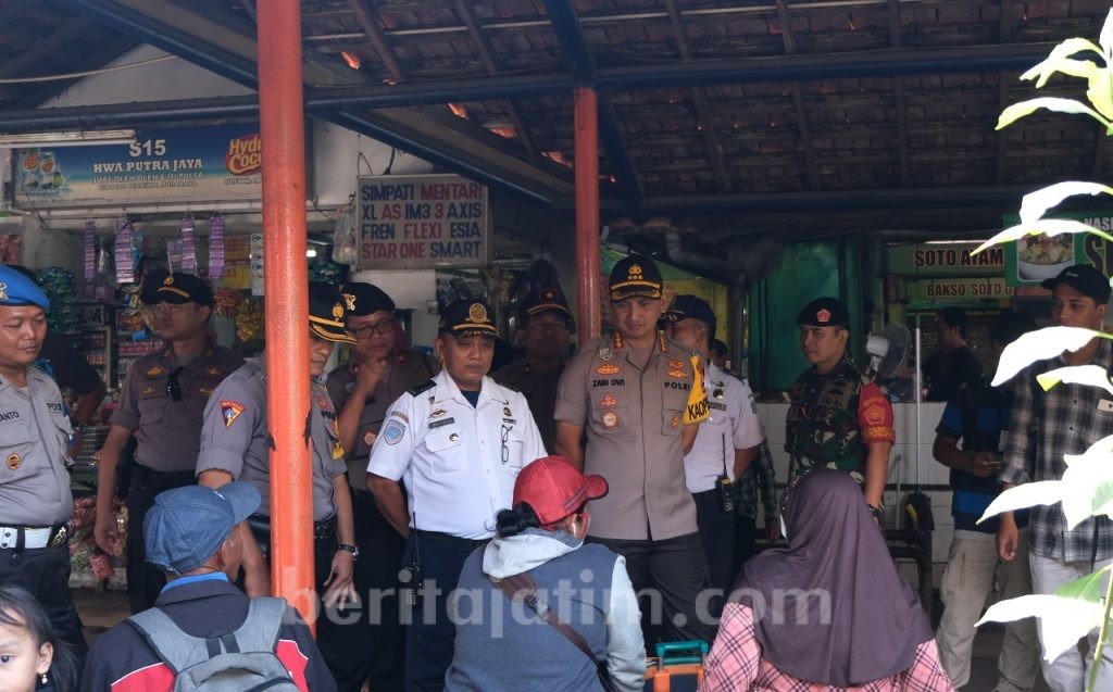 Kapolresta Sidoarjo Sidak Penumpang Arus Balik di Terminal Purabaya