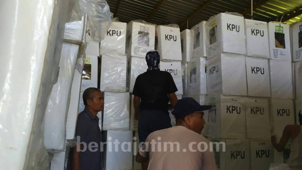 50 Persen Kotak Suara Hasil Pemilu 2019 di Sampang Akan Dibuka