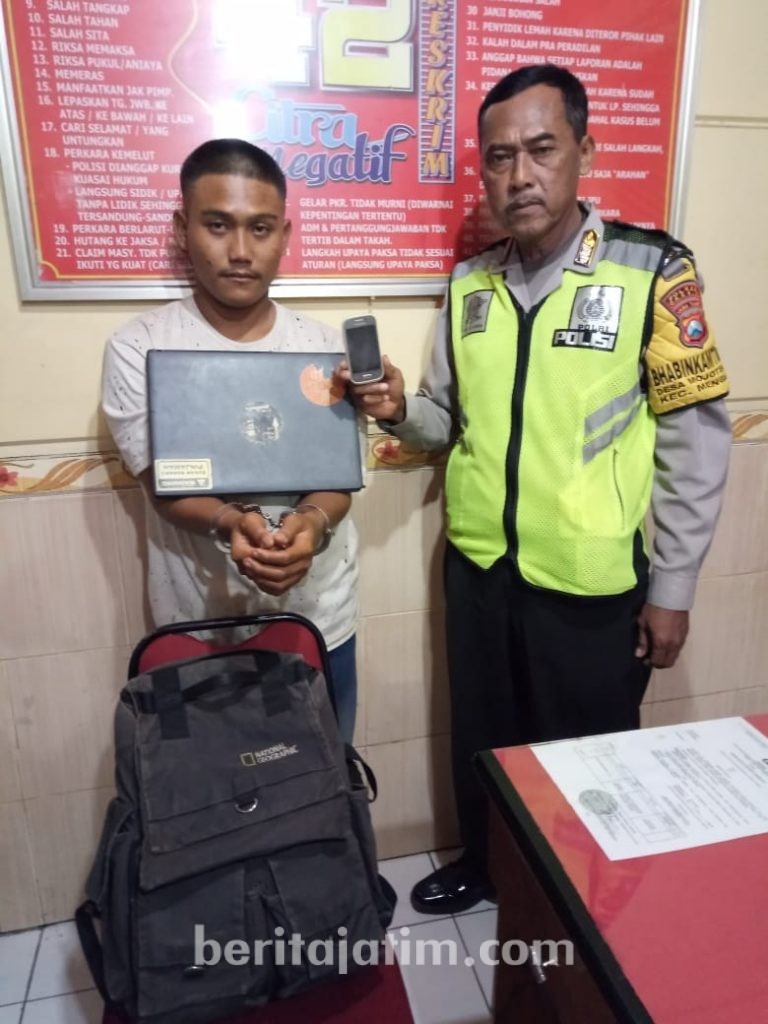 Pengemudi Ojek Online Gagalkan Pencurian Laptop di Gresik