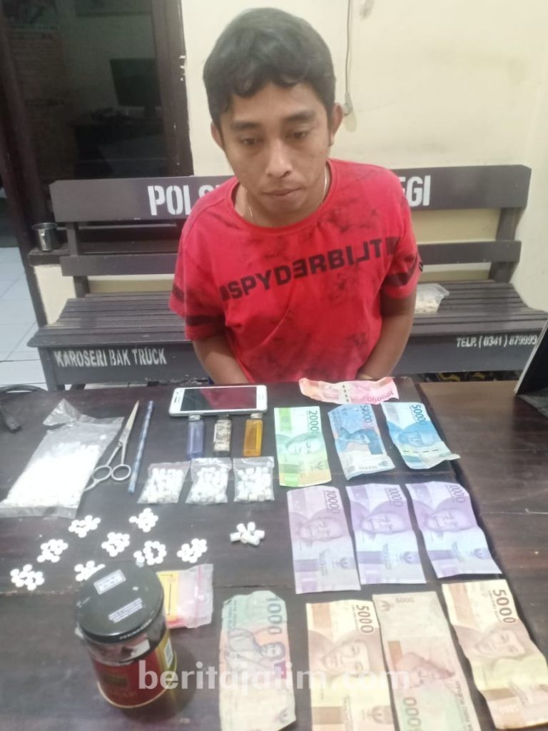 Polsek Gondanglegi Tangkap Remaja Pengedar Pil Koplo