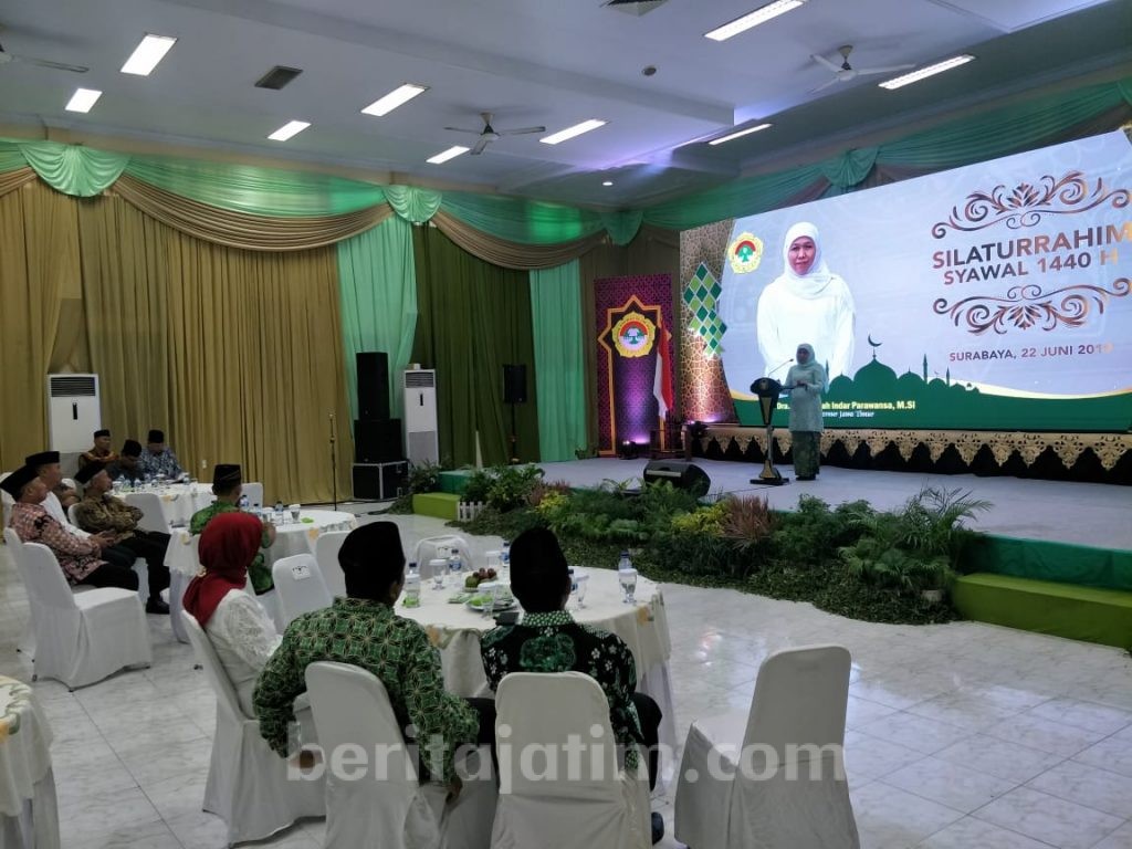 Di LDII Jatim, Khofifah Minta Perkuat Ukhuwah Islamiyah Usai Pilpres