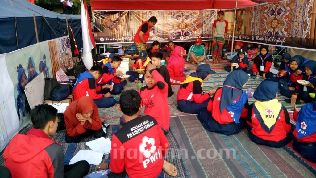 Puluhan PMR Pamekasan Ikuti Jumbara Jatim di Magetan