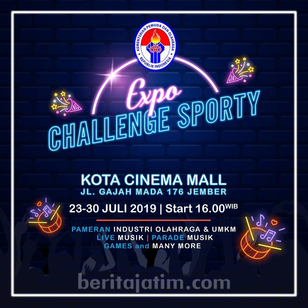 Expo Challenge Sporty Digelar di Jember
