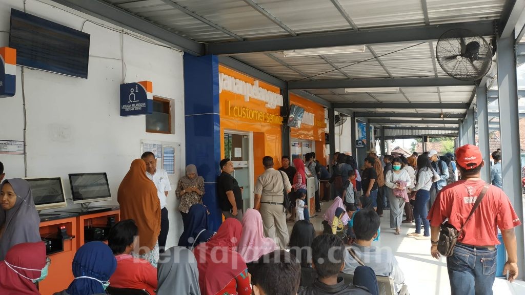 Mudik Gratis KA Lokal di Stasiun Mojokerto Cukup Diminati