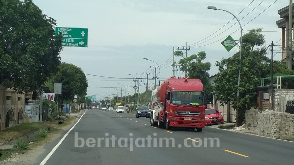 H-2 Lebaran, Jalur Pantura Tuban Sepi
