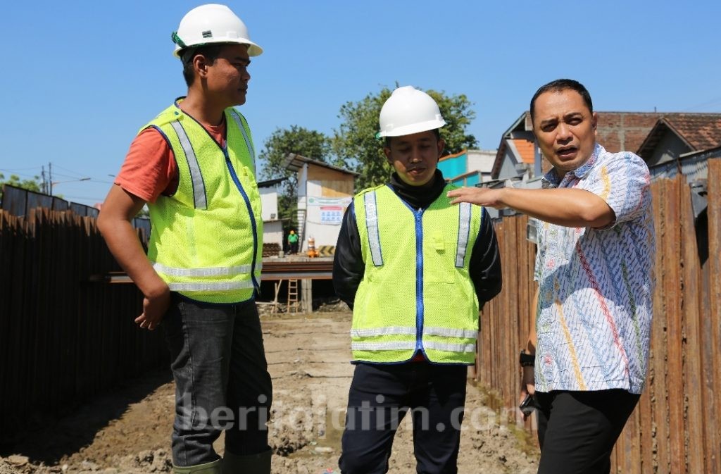 Box Culvert Manukan-Sememi Surabaya Ditarget Segera Rampung