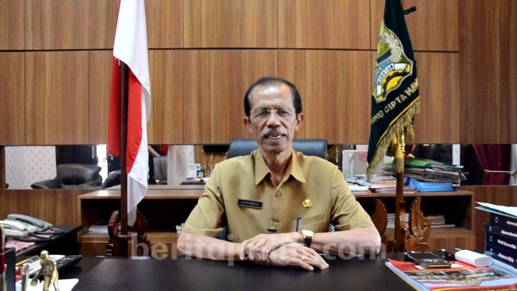 Bupati Magetan Kang Woto Ucapkan Selamat HUT Bhayangkara ke 73