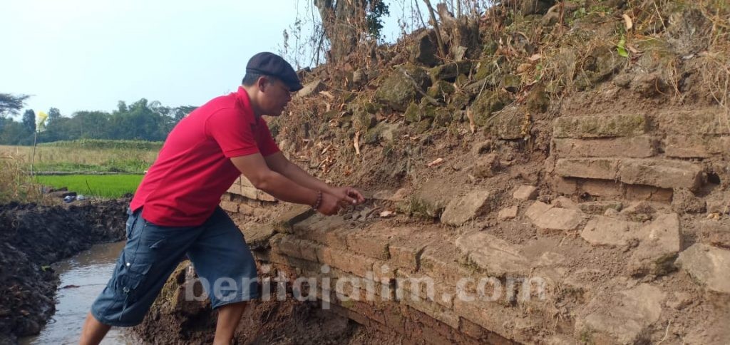 Penemuan Struktur Batu Bata Kuno di Kediri Diduga Candi