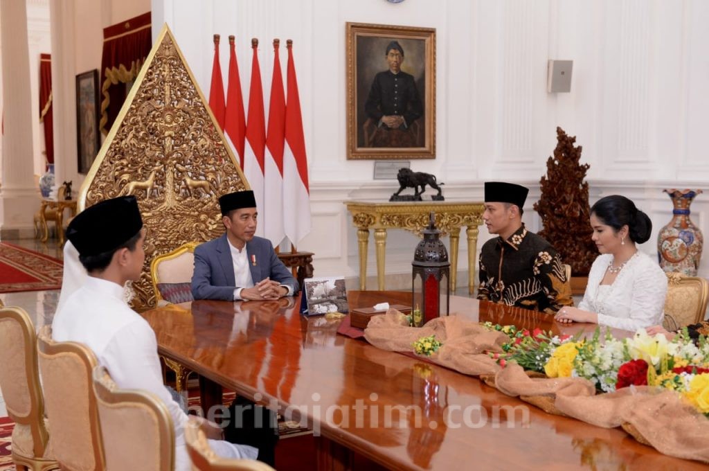 Presiden Jokowi Terima Kedatangan Keluarga AHY dan EBY
