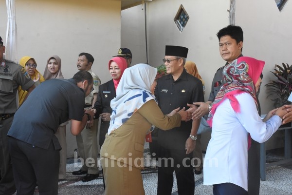 Hari Pertama Kerja, Bupati Kediri Halal Bihalal dengan Seluruh ASN dan Pegawai