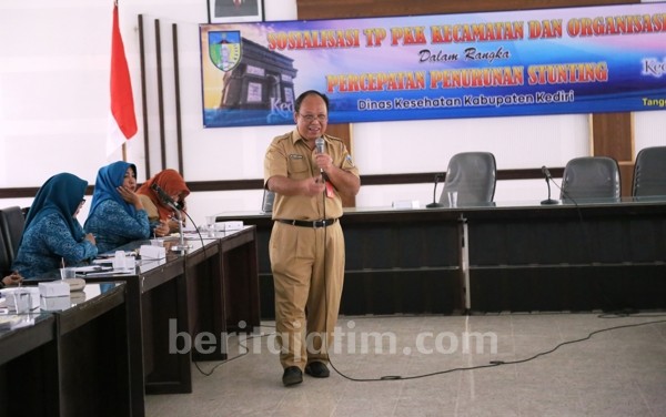 Pemkab Kediri Percepat Penurunan Stunting Melalui Sosialisasi ke TP PKK