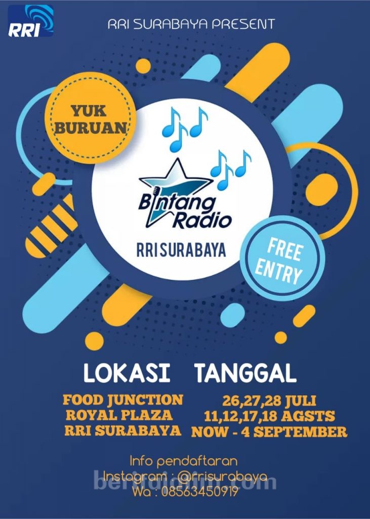 Bintang Radio RRI Surabaya Kembali Digelar