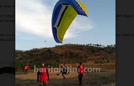 Kota Batu Sabet Dua Medali di Paralayang Porprov 2019