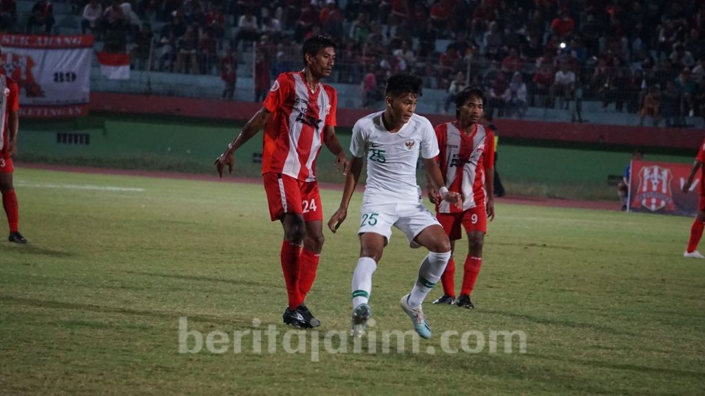 Menang Tipis, Timnas U-19 Tundukkan Deltras Sidoarjo