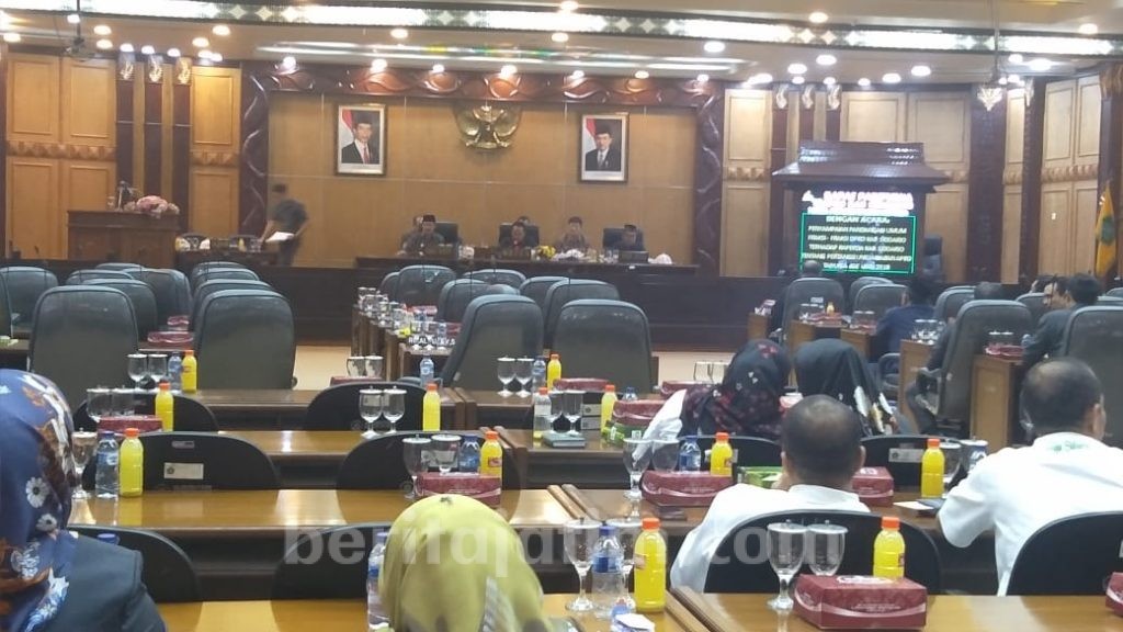 Inilah Pandangan Fraksi atas Realisasi APBD Sidoarjo Tahun 2018