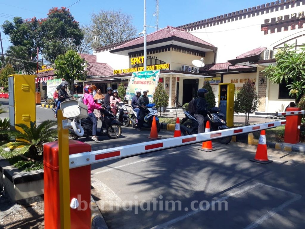 Antisipasi Teroris, Mako Polres Malang Dilengkapi Barrier Gate