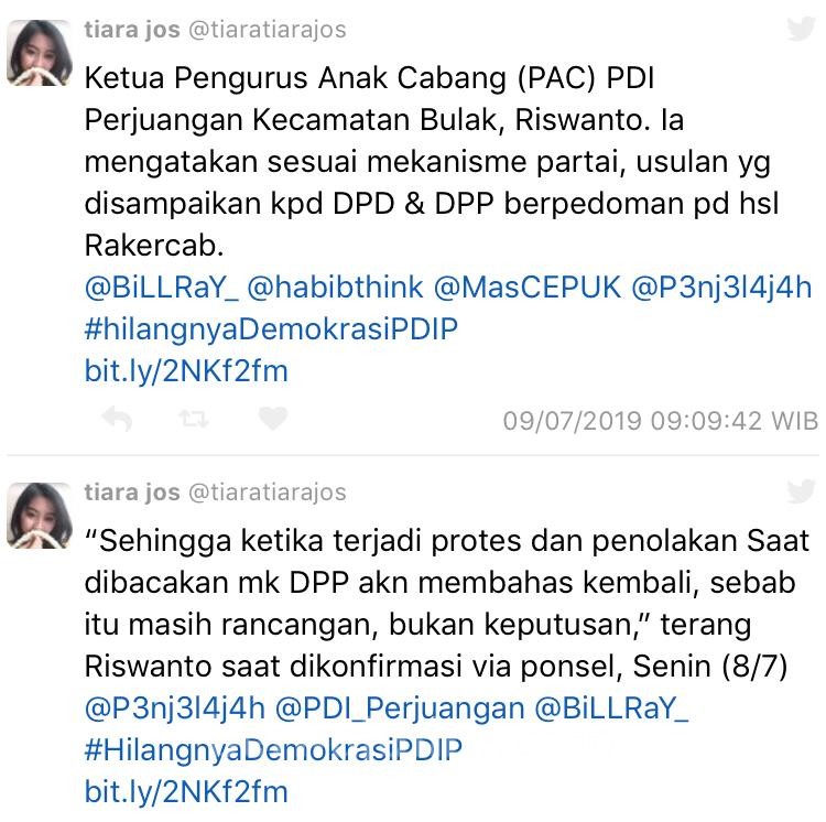 Tagar #HilangnyaDemokrasiPDIP Menggema di Medsos