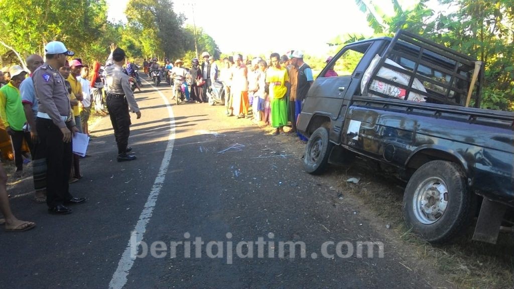 Tabrakan dengan Pick Up, Pelajar Sumenep Meninggal