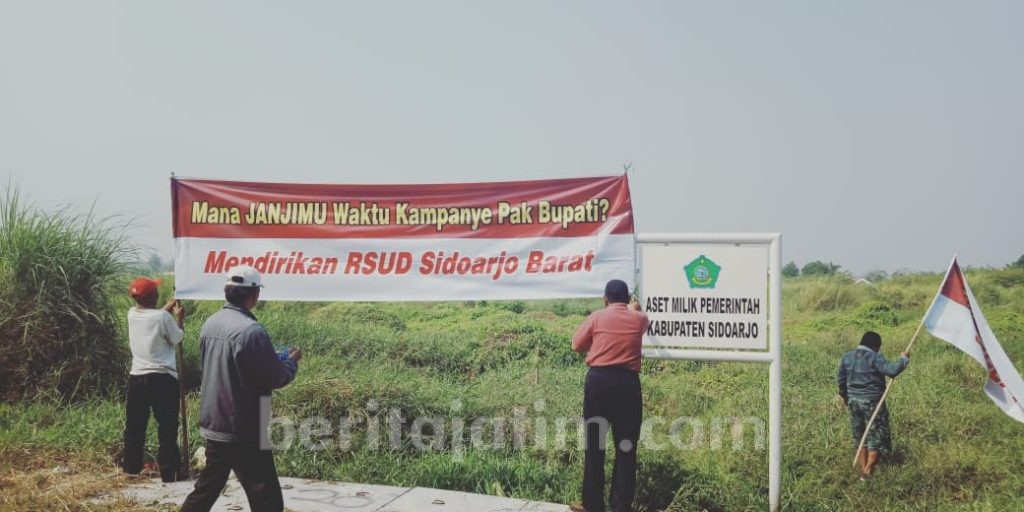 Warga Sidoarjo Barat Tagih Janji Bupati Realisasikan Rumah Sakit