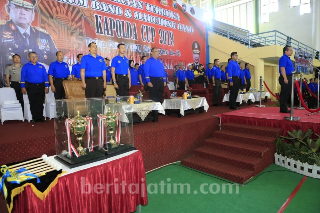 Wakapolda Resmi Buka Kejuaraan Drumband Kapolda Cup