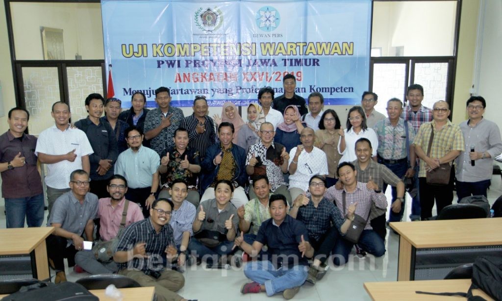 PWI Jatim Telurkan Wartawan Kompeten Terbanyak di Indonesia