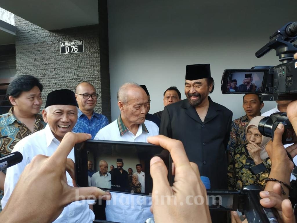 Jenguk Syafii Maarif, Surya Paloh Ungkap Kekaguman