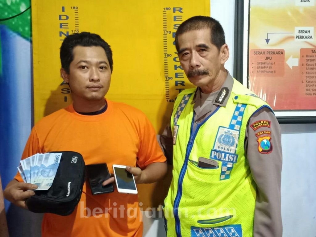 Curi Barang Milik Jemaah Masjid, Warga Mojokerto Diringkus