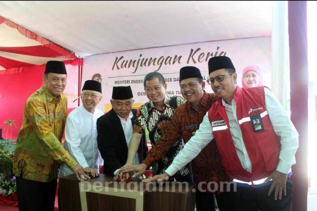 SPPBE Milik Pesantren di Mojokerto Diresmikan Menteri ESDM RI