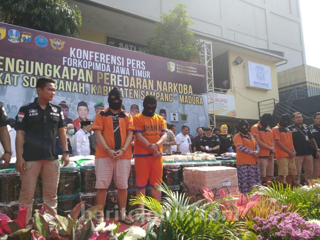 Polda Ungkap Penyelundupan Sabu 50 Kg dari Malaysia